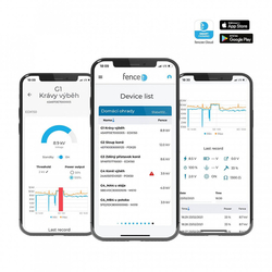 Univerzální monitorovací sada ohradníku - WiFi Gateway - Monitor MX10 - Sledování v aplikaci