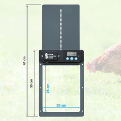 Automatická dvířka do kurníku, na adaptér 230 V - kopie - kopie